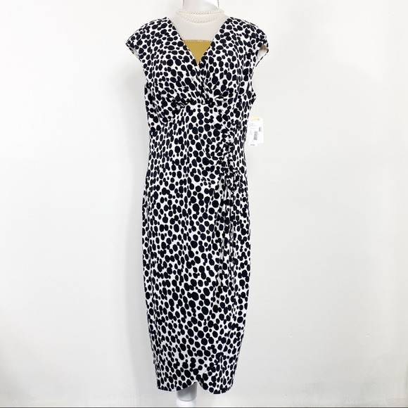 London Style Dresses & Skirts - London Style Dress Womens Faux Wrap size 14